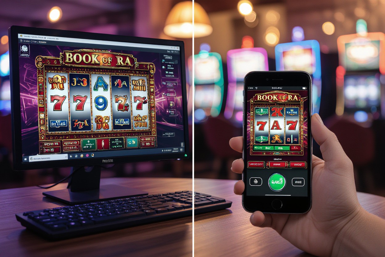 Book of Ra slot iskustvo: Desktop vs. mobilni uređaj
